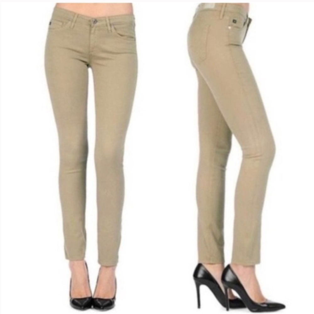 AG the stilt Cigarette Leg Tan pants size 26R